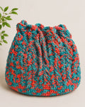 Seaside Bloom crochet pouch