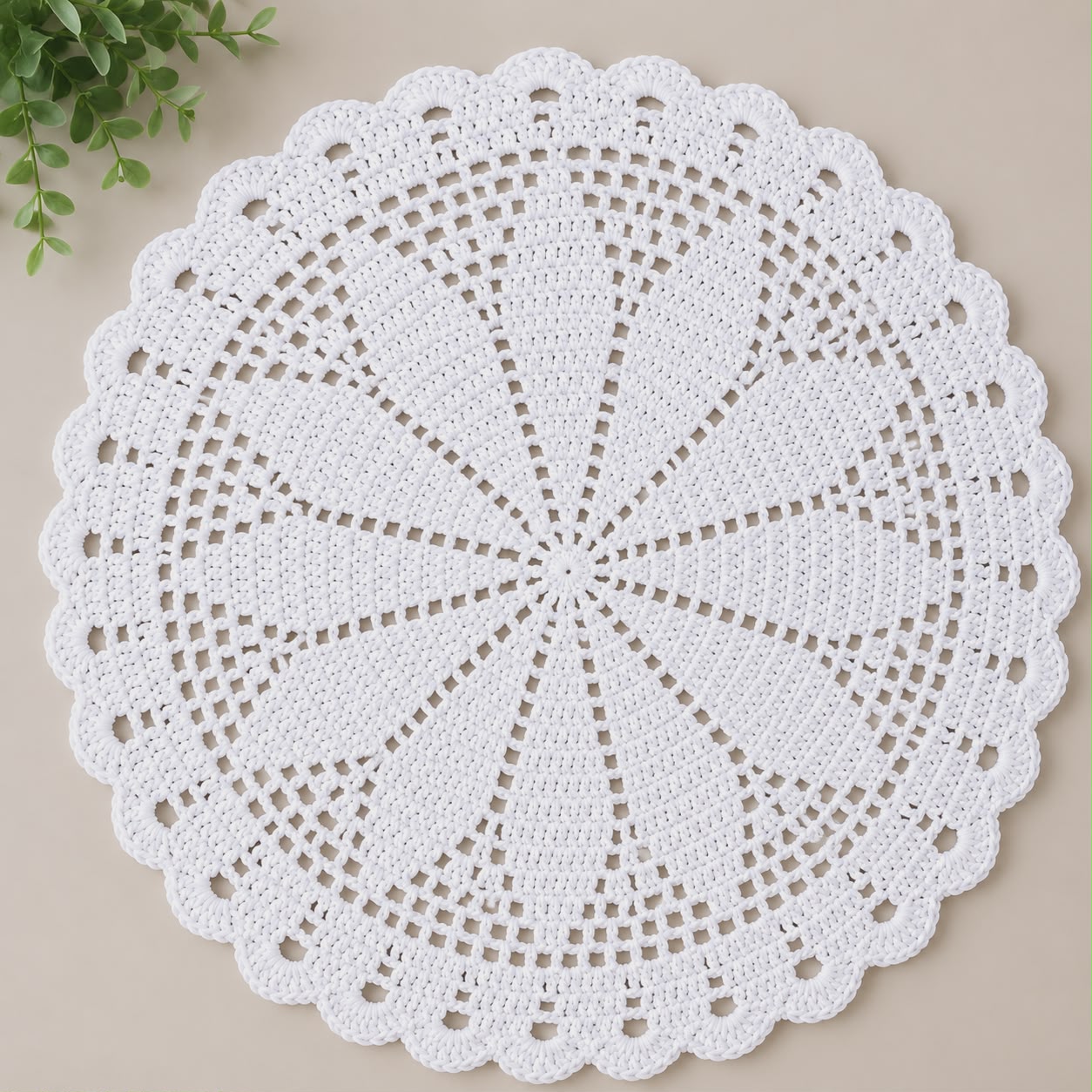 Round crochet